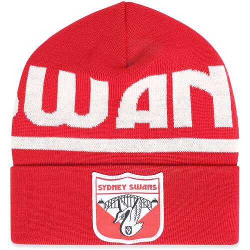 Sydney Swans Merino Wool Throwback Beanie