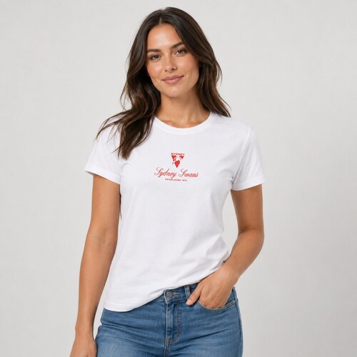 Sydney Swans Womens Crest Tee 