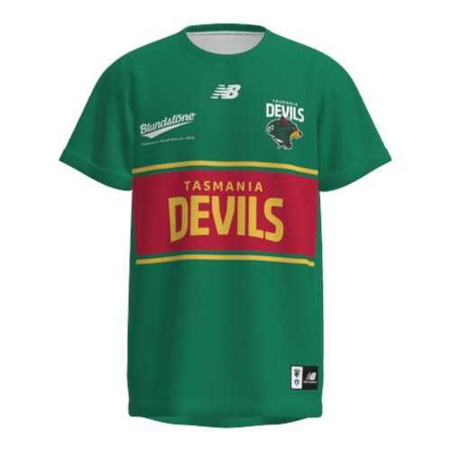 Tasmania Devils 2026 New Balance Mens Warm Up Tee 