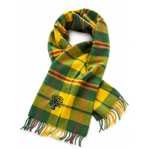Tasmania Devils Tartan Scarf 