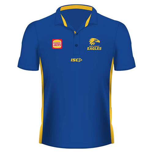 West Coast Eagles 2019 ISC Mens Media Polo