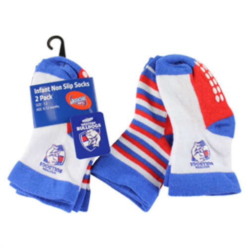 Western Bulldogs Baby Socks 2 Pack