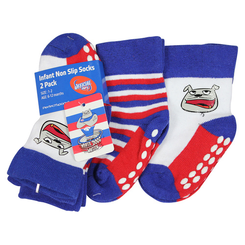 Western Bulldogs Baby Socks 2 Pack
