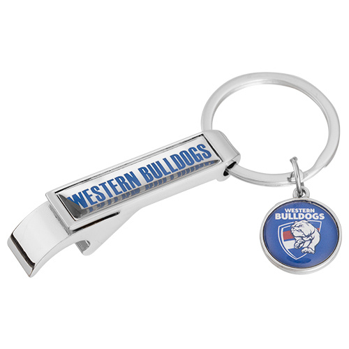 Western Bulldogs Bottle Opener Keyring