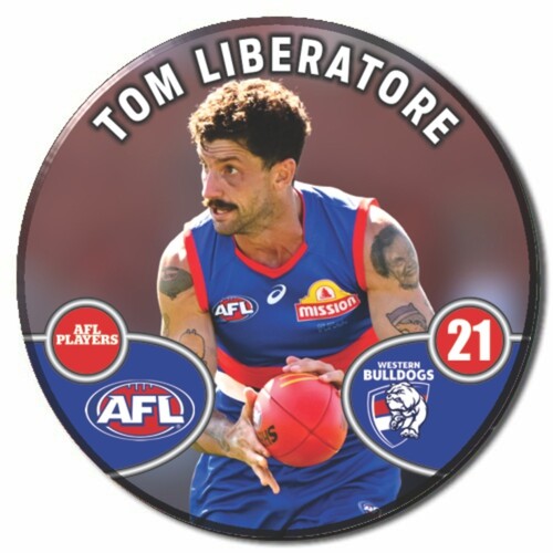 Western Bulldogs 2026 Player Action Badge - LIBERATORE