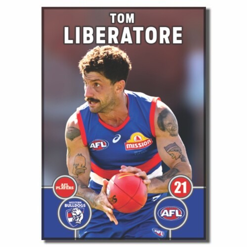 Western Bulldogs 2026 Player Action Magnet - LIBERATORE