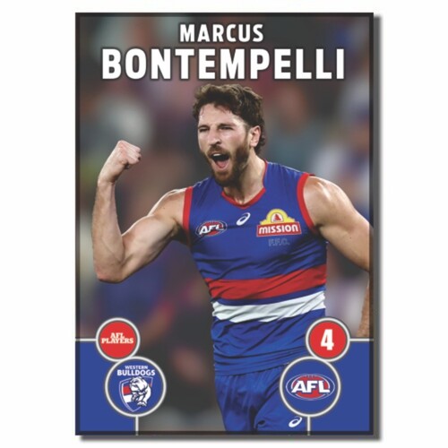 Western Bulldogs 2026 Player Action Magnet - BONTEMPELLI