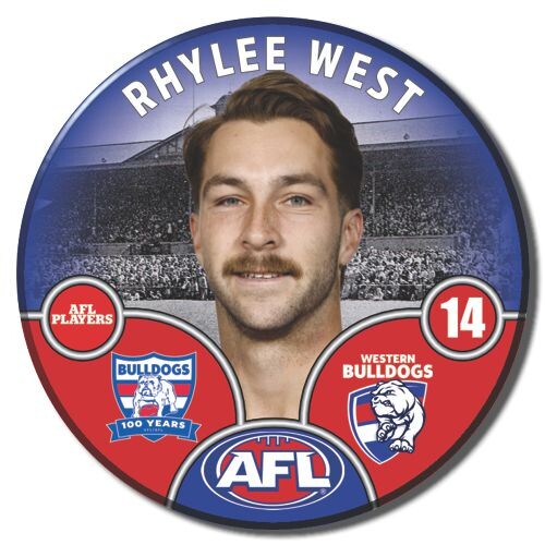 Western Bulldogs 2025 Player Pin Badge - WEST