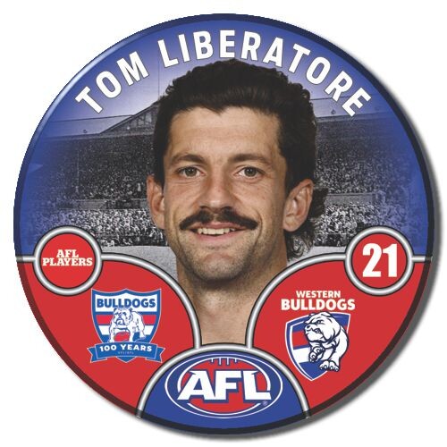 Western Bulldogs 2025 Player Pin Badge - LIBERATORE