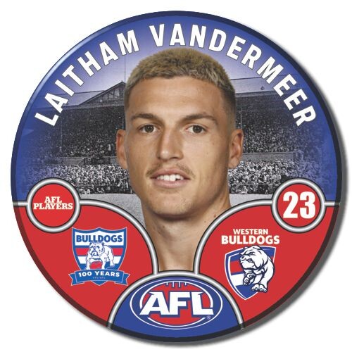 Western Bulldogs 2025 Player Pin Badge - VANDERMEER