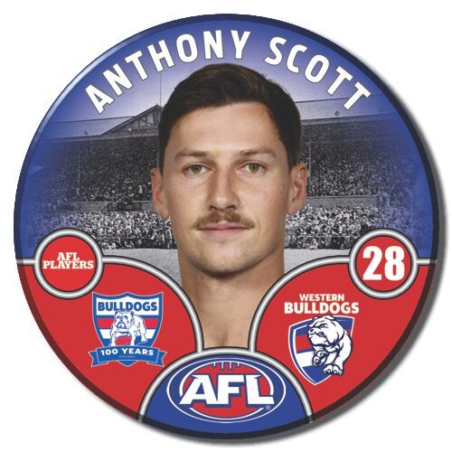 Western Bulldogs 2025 Player Pin Badge - SCOTT
