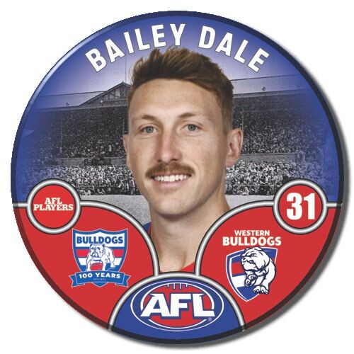Western Bulldogs 2025 Player Pin Badge - DALE