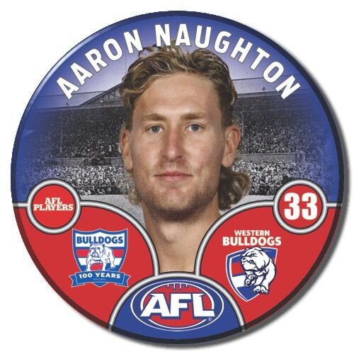 Western Bulldogs 2025 Player Pin Badge - NAUGHTON