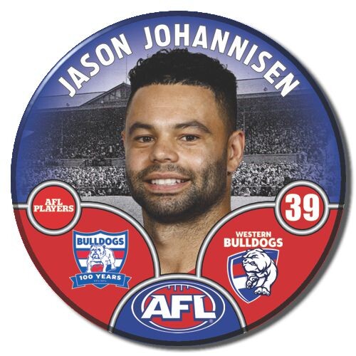 Western Bulldogs 2025 Player Pin Badge - JOHANNISSEN