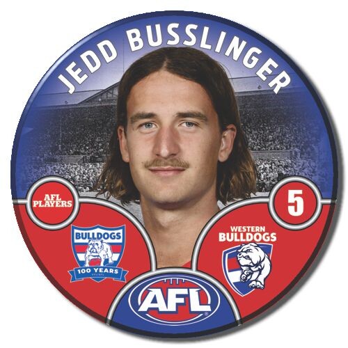 Western Bulldogs 2025 Player Pin Badge - BUSSLINGER