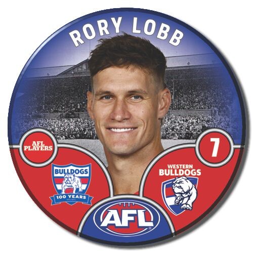 Western Bulldogs 2025 Player Pin Badge - LOBB