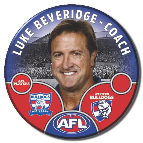 Western Bulldogs 2025 Coach Pin Badge - BEVERIDGE