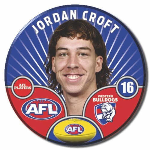 Western Bulldogs 2026 Player Pin Badge - CROFT