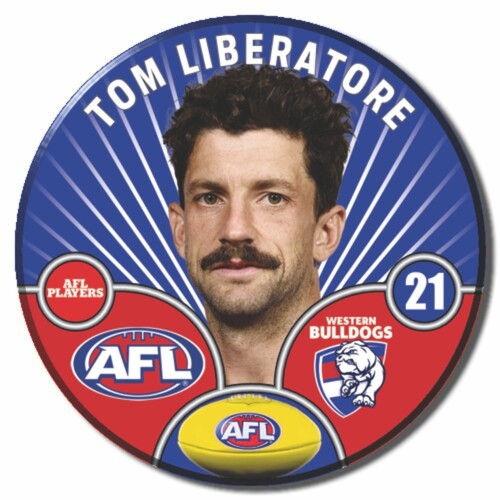 Western Bulldogs 2026 Player Pin Badge - LIBERATORE