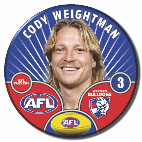 Western Bulldogs 2026 Player Pin Badge - WEIGHTMAN