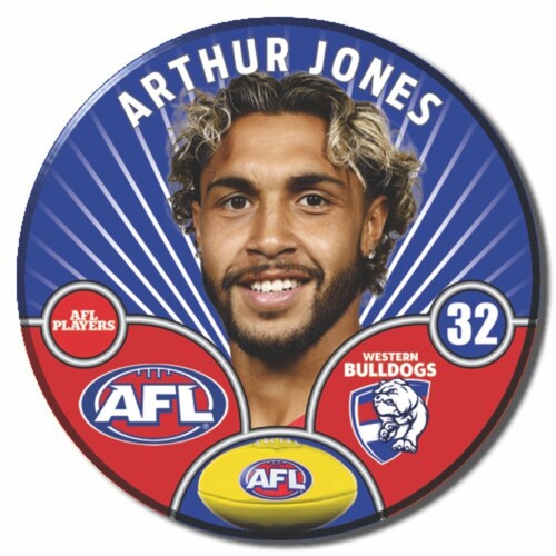 Western Bulldogs 2026 Player Pin Badge - JONES, A