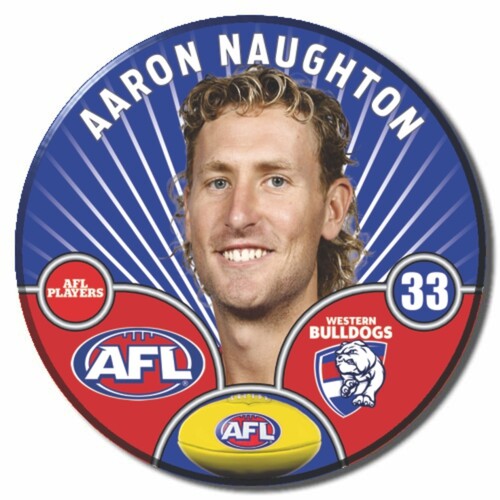 Western Bulldogs 2026 Player Pin Badge - NAUGHTON