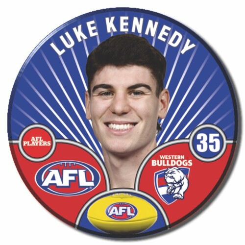 Western Bulldogs 2026 Player Pin Badge - KENNEDY, L
