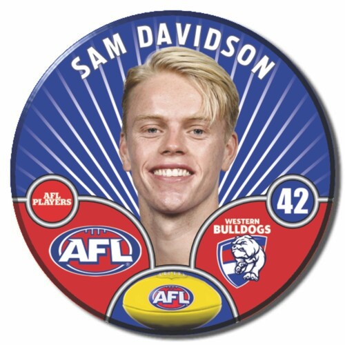 Western Bulldogs 2026 Player Pin Badge - DAVIDSON