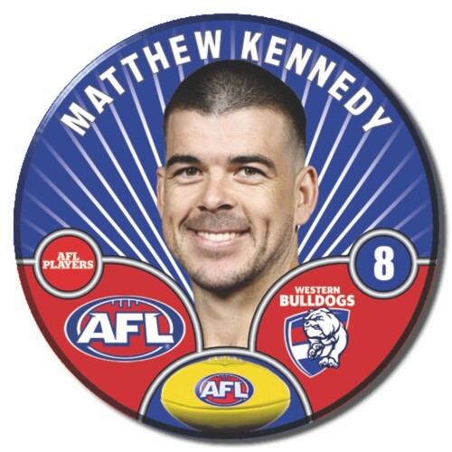 Western Bulldogs 2026 Player Pin Badge - KENNEDY, M