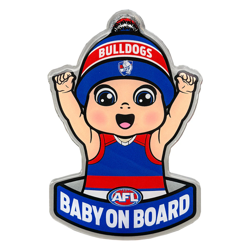Western Bulldogs Baby on Board Decal