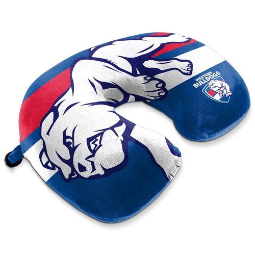 Western Bulldogs Travel Pillow