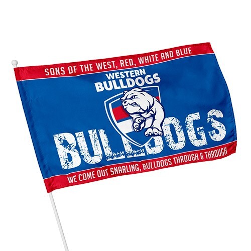 Western Bulldogs Kids Supporter Flag