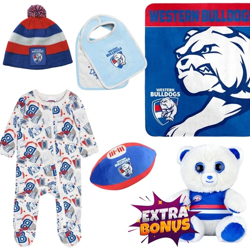 Western Bulldogs New Baby AFL Gift Pack