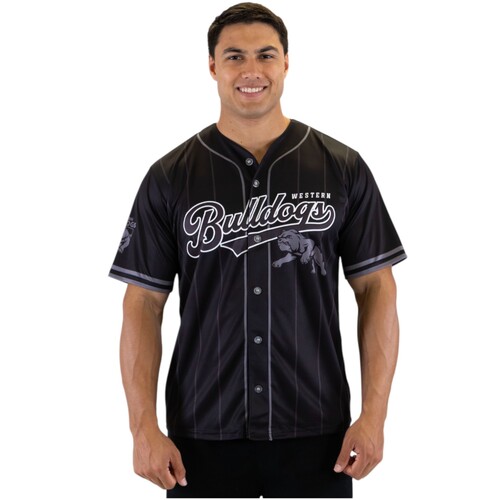 Western Bulldogs Blackout Baseball Shirt