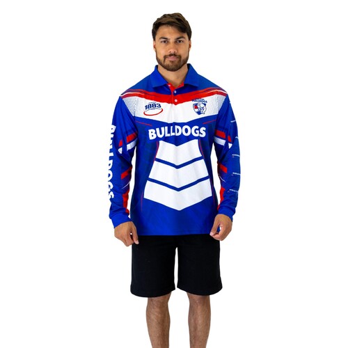 Western Bulldogs Cyber Adults Fishing Shirt