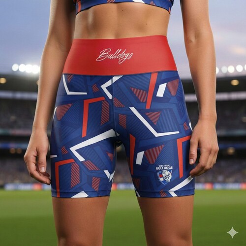 Western Bulldogs Womens Voltra Exercise Shorts 