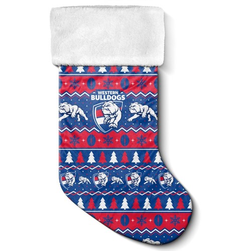 Western Bulldogs Jumbo Christmas Stocking