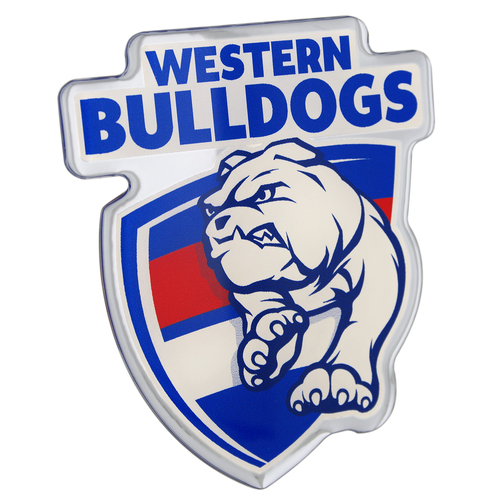 Western Bulldogs Lensed Chrome Supporter Logo