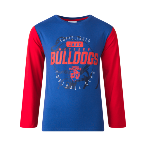 Western Bulldogs Youths Long Sleeve T-Shirt