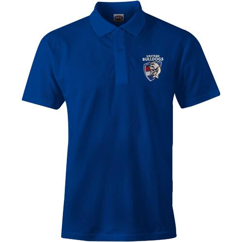 Western Bulldogs Mens Logo Polo