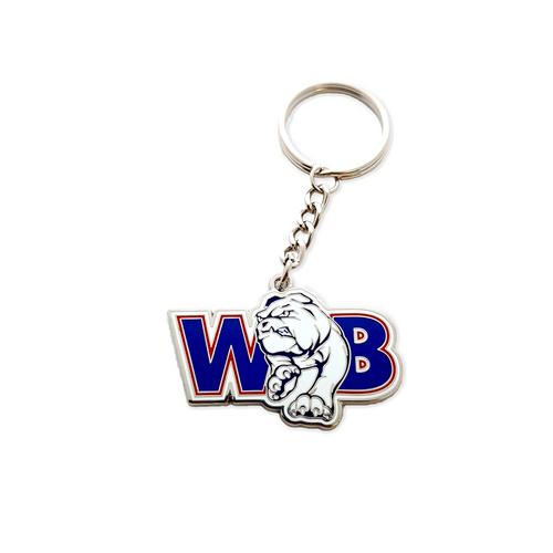 Western Bulldogs Secondary Logo Key Ring