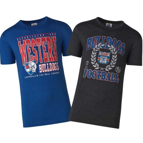 Western Bulldogs Mens Duo Pack T-Shirts
