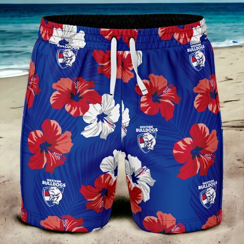 Western Bulldogs Aloha Hawaiian Swim Shorts