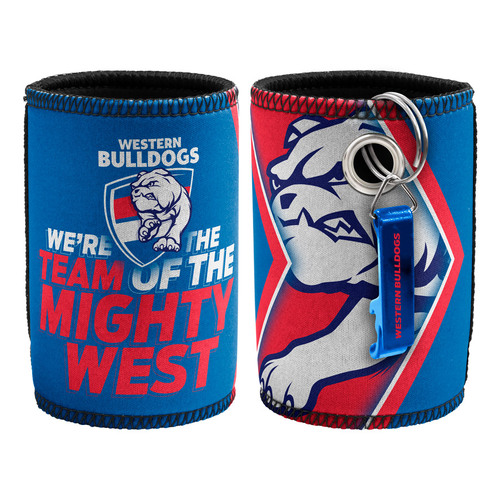 Western Bulldogs Stubby Holder with Opener