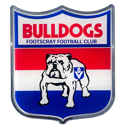 Western Bulldogs Retro Logo Decal