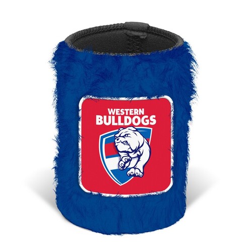 Western Bulldogs Fluffy Stubby Holder