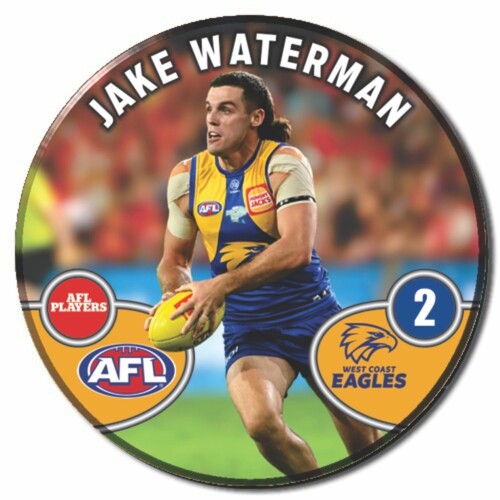 West Coast Eagles 2026 Player Action Badge - WATERMAN