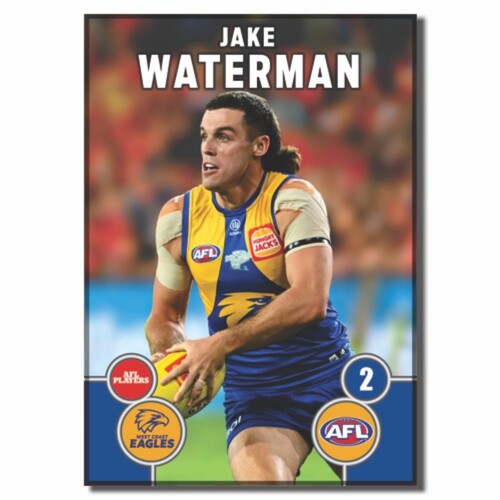 West Coast Eagles 2026 Player Action Magnet - WATERMAN