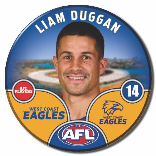 West Coast Eagles 2025 Player Pin Badge - DUGGAN