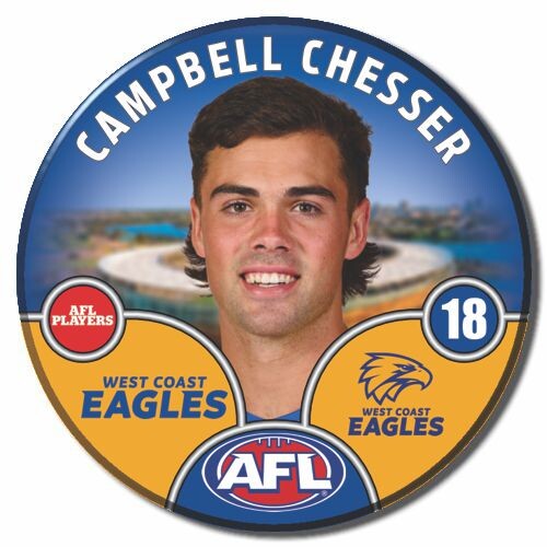 West Coast Eagles 2025 Player Pin Badge - HOUGH